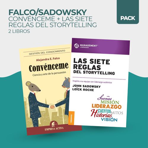 CONVENCEME + SIETE REGLAS DEL STORYTELLING - 2 LIBROS - FALC