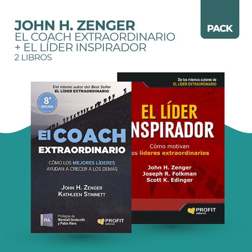 COACH EXTRAORDINARIO + LIDER INSPIRADOR - 2 LIBROS - ZENGER