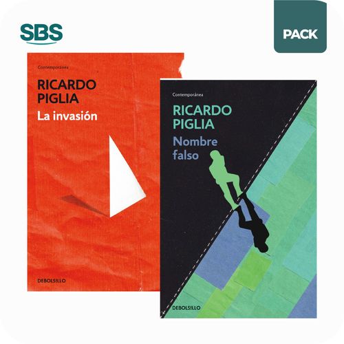INVASION + NOMBRE FALSO - PIGLIA - 2 LIBROS