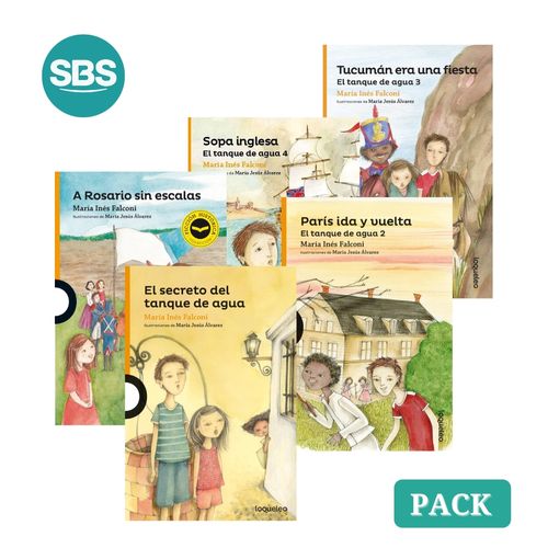 PACK EL TANQUE DE AGUA - 5 LIBROS