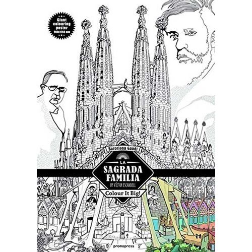 LA SAGRADA FAMILIA - BARCELONA GAUDI - COLOUR IT BIG
