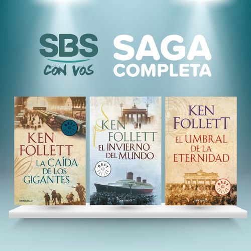 SAGA CENTURY LIBRO 1 AL 3 - KEN FOLLET (FORMATO BOLSILLO)