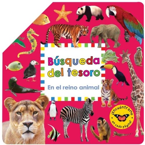 BUSQUEDA DEL TESORO EN EL REINO ANIMAL - LIBRO DESPLEGABLE