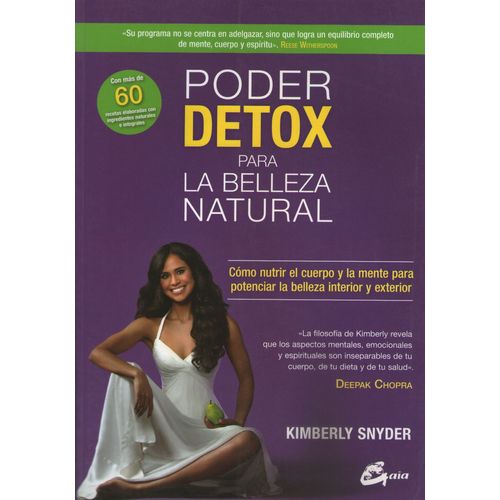 PODER DETOX PARA LA BELLEZA NATURAL PODER DETOX PARA LA BELLEZA NATURAL