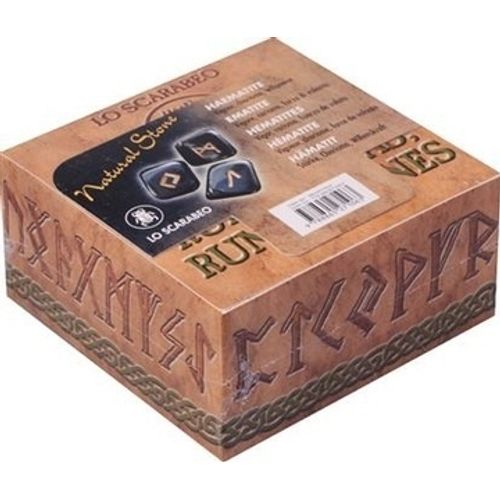 AGATA NEGRA - LIBRO + RUNAS - LO SCARABEO AGATA NEGRA - LIBRO + RUNAS - LO SCARABEO