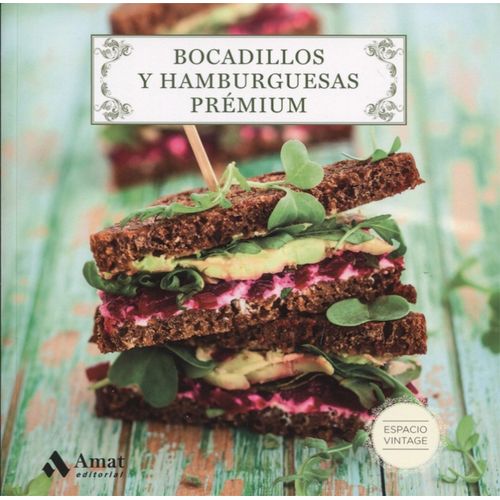 LIBRO BOCADILLOS Y HAMBURGUESAS PREMIUM