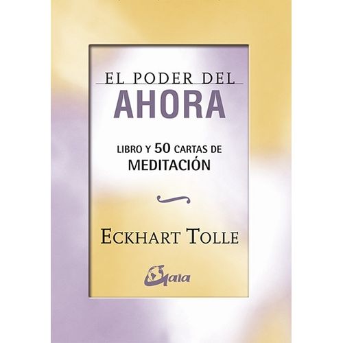 EL PODER DEL AHORA - CARTAS DE MEDITACION - LIBRO + 50 CARTA