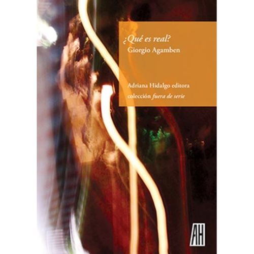QUE ES REAL - AGAMBEN