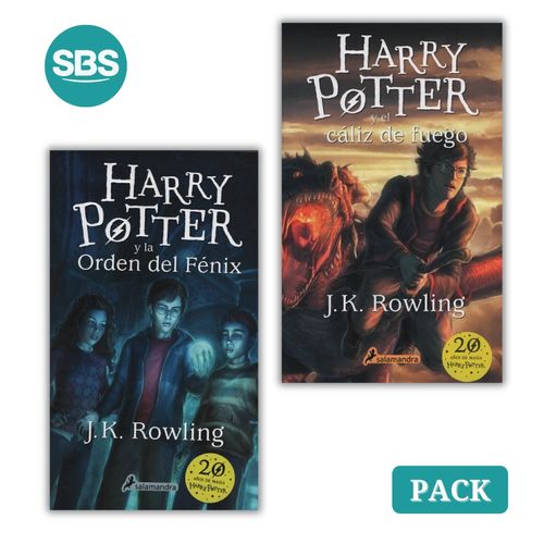HARRY POTTER 4 Y 5 - 2 LIBROS
