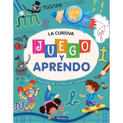JUEGO Y APRENDO - CURSIVA - TRAZADO DE LETRAS EN CURSIVA