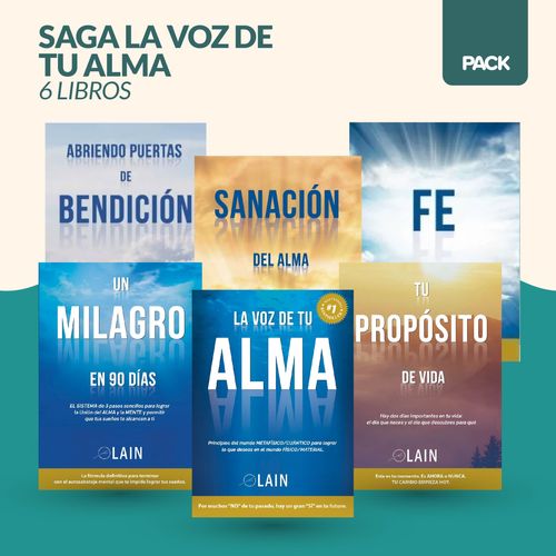 SAGA LA VOZ DE TU ALMA LIBRO 1 AL 6 - LAIN GARCIA CALVO