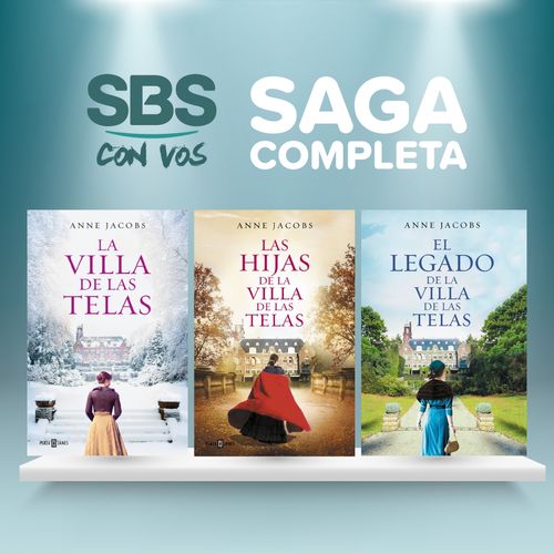 SAGA LA VILLA DE LAS TELAS LIBRO 1 AL 3 - ANNE JACOBS