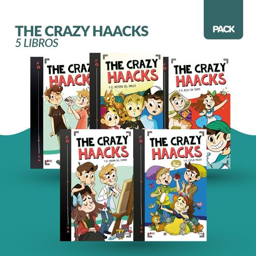 PACK THE CRAZY HAACKS 5 LIBROS