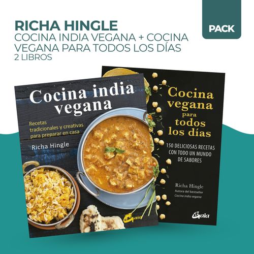COCINA INDIA VEGANA + COCINA VEGANA PARA TODOS LOS DIAS - 2