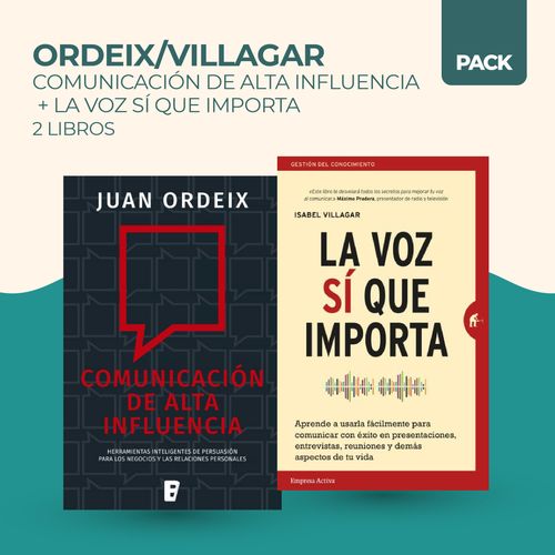 COMUNICACION DE ALTA INFLUENCIA + VOZ QUE IMPORTA - 2 LIBROS