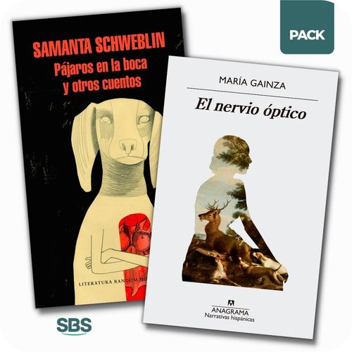 NERVIO OPTICO + PAJAROS EN LA BOCA - 2 LIBROS