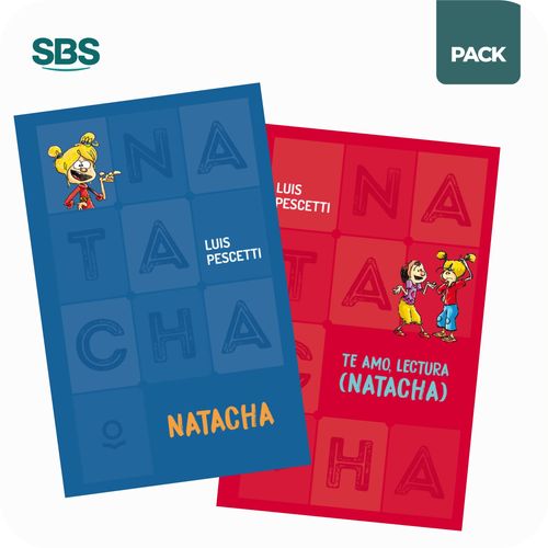 NATACHA + TE AMO, LECTURA - PESCETTI - 2 LIBROS
