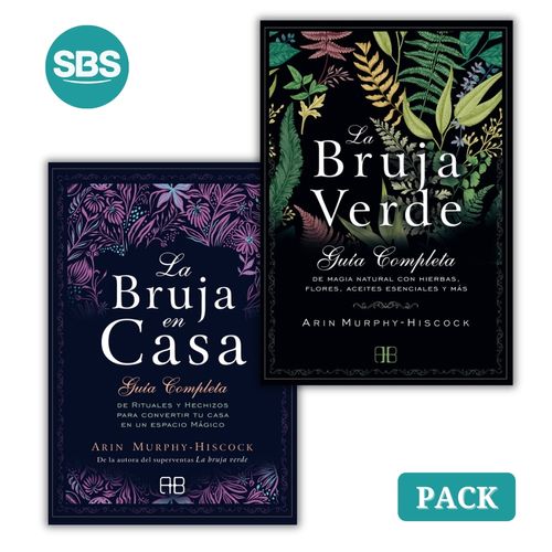 LA BRUJA VERDE + LA BRUJA EN CASA - 2 LIBROS