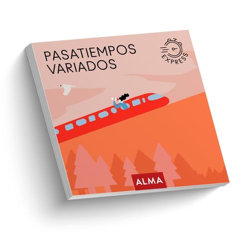LIBRO PASATIEMPOS VARIADOS - CUADRADOS EXPRESS - LIBRO BLOC