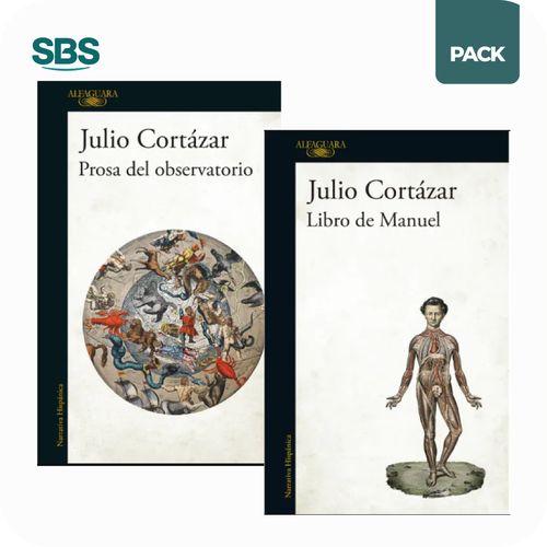 PROSA DEL OBSERVATORIO + LIBRO DE MANUEL - CORTAZAR - 2 LIBR