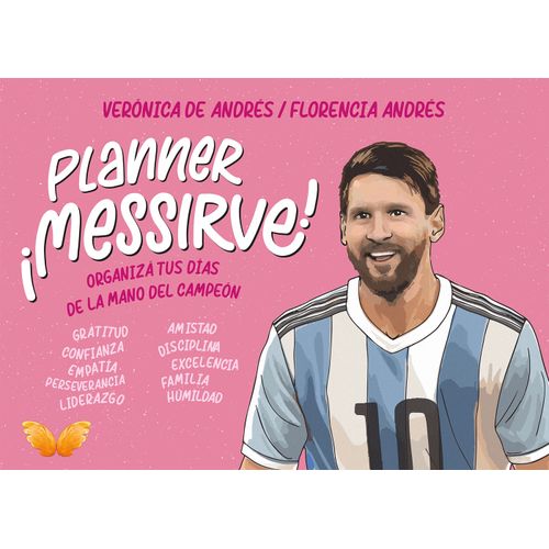 PLANNER MESSIRVE! - TAPA ROSA - VERONICA DE ANDRES - FLORENC