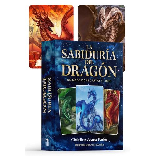 LA SABIDURIA DEL DRAGON - UN MAZO DE 43 CARTAS Y LIBRO