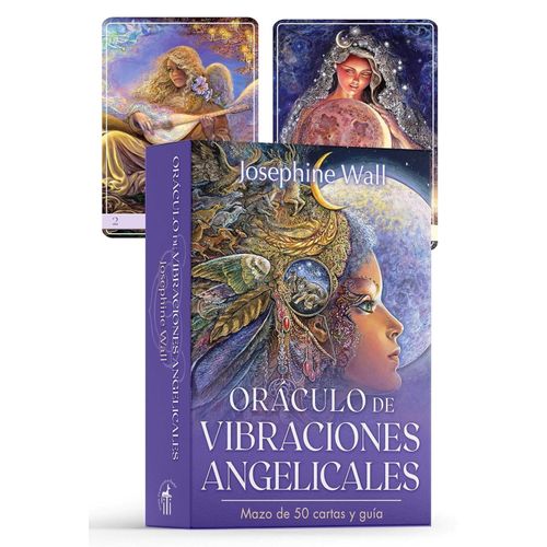 ORACULO DE VIBRACIONES ANGELICALES- MAZO DE 50 CARTAS Y GUIA
