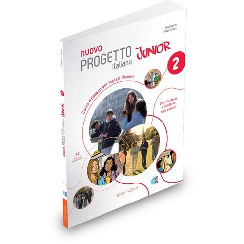 NUOVO PROGETTO ITALIANO JUNIOR 2 - LIBRO DI CLASSE E QUADERN