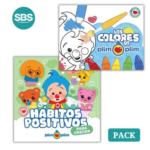 HABITOS POSITIVOS + LOS COLORES DE PLIM PLIM - 2 LIBROS