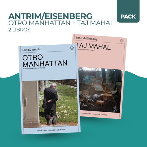 OTRO MANHATTAN + TAJ MAHAL - 2 LIBROS - ANTRIM/EISENBERG