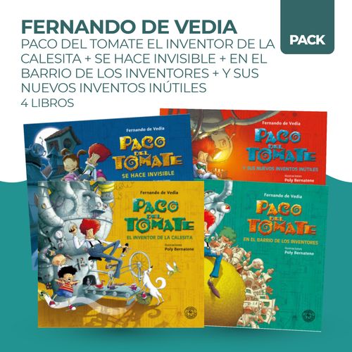 PACO DEL TOMATE 1 AL 4 - 4 LIBROS - DE VEDIA