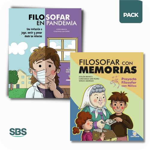 FILOSOFAR EN PANDEMIA + CON MEMORIAS - 2 LIBROS - CHIRIMBOTE