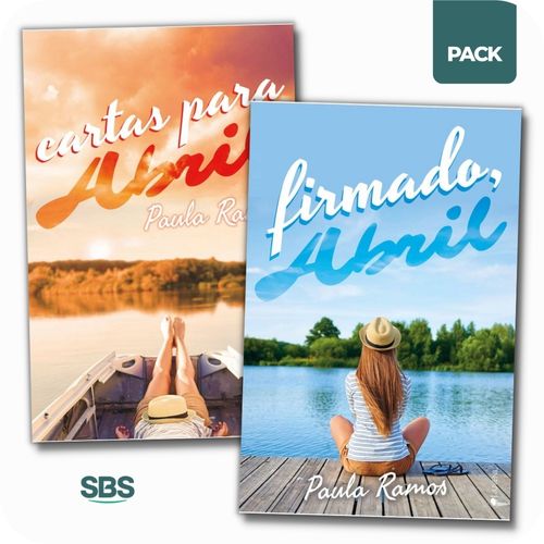CARTAS PARA ABRIL + FIRMADO - PAULA RAMOS - 2 LIBROS