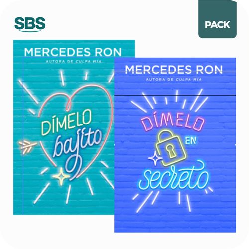 DIMELO BAJITO + DIMELO EN SECRETO - RON - 2 LIBROS