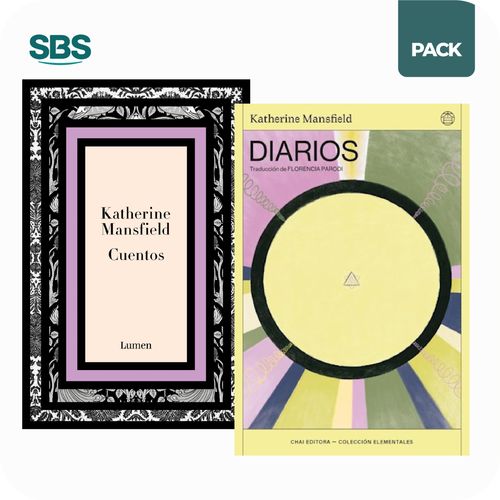 CUENTOS + DIARIOS - MANSFIELD - 2 LIBROS