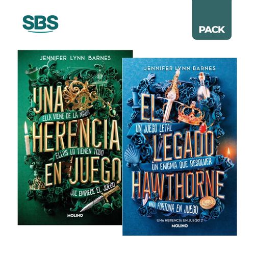 UNA HERENCIA EN JUEGO + LEGADO HAWTHORNE - BARNES - 2 LIBROS