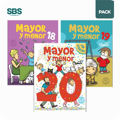 MAYOR Y MENOR 18, 19 Y 20 - CHANTI - 3 LIBROS