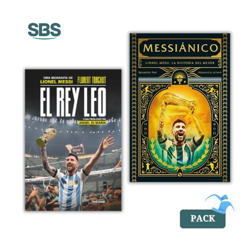 PACK MESSI - MESSIANICO + EL REY LEO - 2 LIBROS