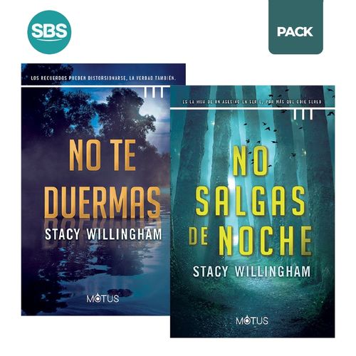 NO TE DUERMAS + NO SALGAS DE NOCHE - WILLINGHAM - 2 LIBROS