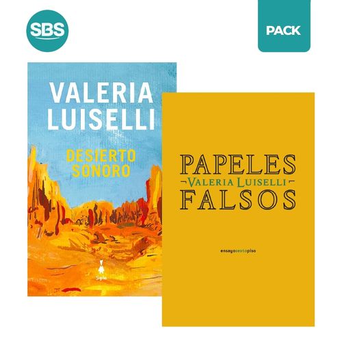 DESIERTO SONORO + PAPELES FALSOS - LUISELLI - 2 LIBROS