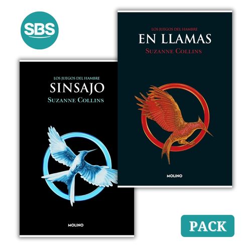 LOS JUEGOS DEL HAMBRE 2 Y 3 - EN LLAMAS + SINSAJO - 2 LIBROS