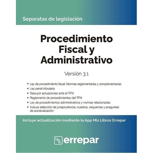 PROCEDIMIENTO FISCAL Y ADMINISTRATIVO VERSION 3.1