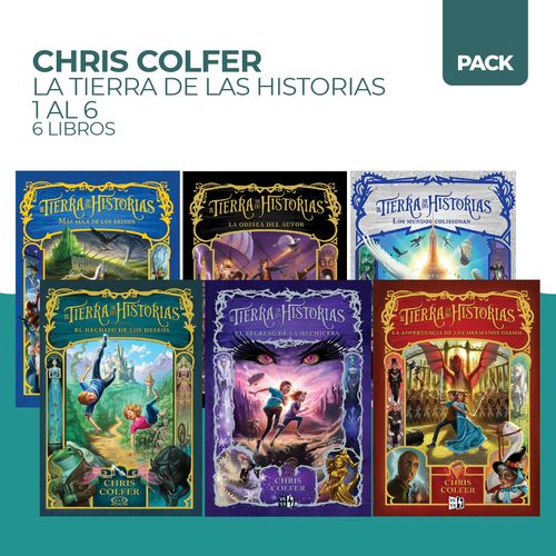 SAGA LA TIERRA DE LAS HISTORIAS LIBRO 1 AL 6 - CHRIS COLFER