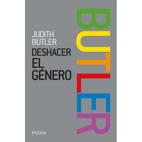 DESHACER EL GENERO - JUDITH BUTLER