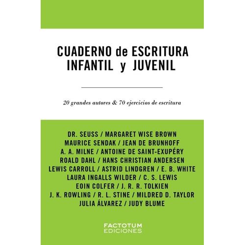 CUADERNO DE ESCRITURA INFANTIL Y JUVENIL - MAGEE WES