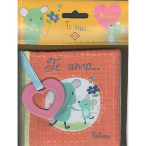 TE AMO RATONA - LIBRO DE TELA INCLUYE SUJETADOR TE AMO RATONA - LIBRO DE TELA INCLUYE SUJETADOR