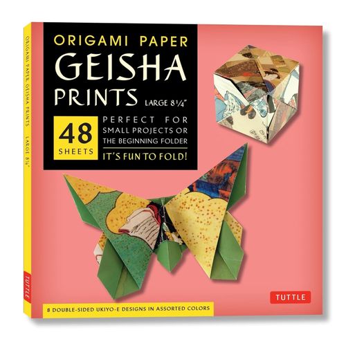 ORIGAMI PAPER GEISHA PRINTS PAPER