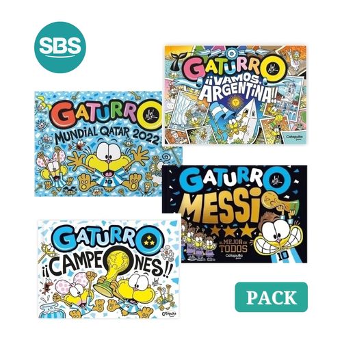 GATURRO - MESSI EL MEJOR DE TODOS + CAMPEONES + VAMOS ARGENT