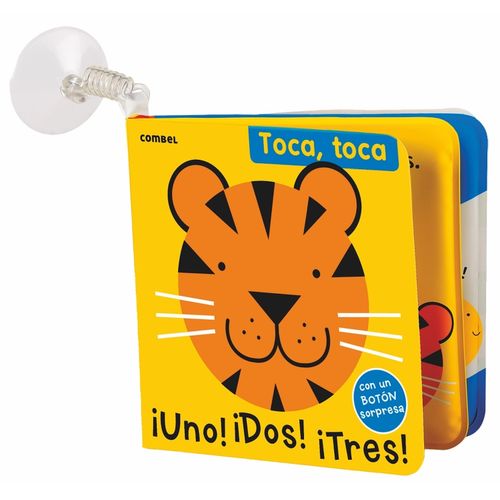 LIBRO UNO ! DOS ! TRES !  TOCA - TOCA - LIBRO DE BAÑO CON SO