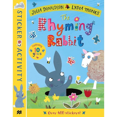 THE RHYMING RABBIT - STICKER ACTIVITY BOOK - JULIA DONALDSON